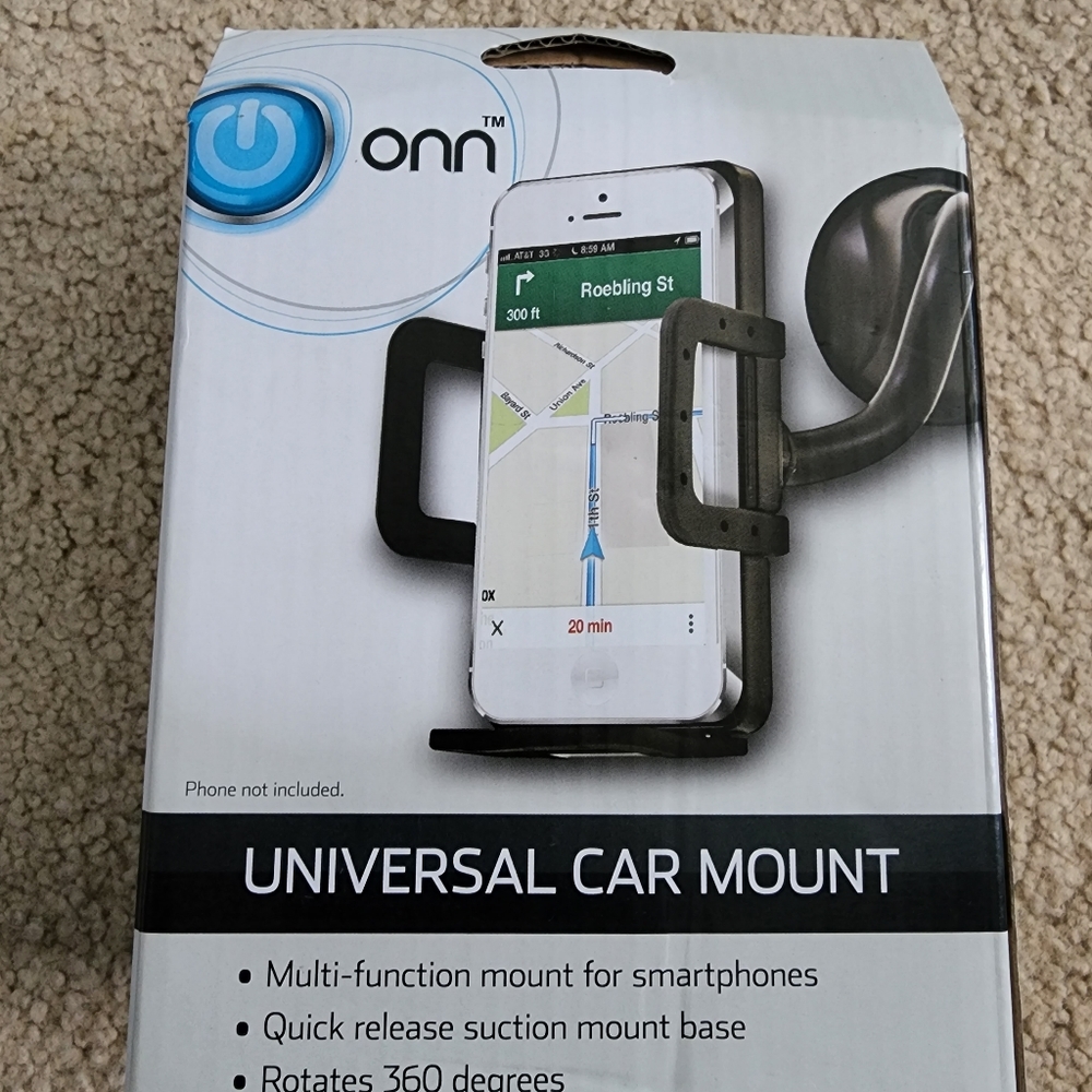 (NEW IN BOX) ONN Universal Car Phone Mount